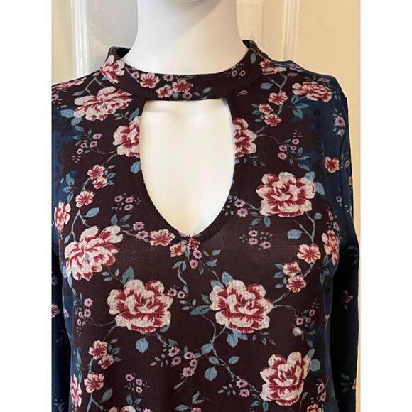 Women's Summer Mini Floral Print Dress Large Multi-Color Summer - Picture 4 of 6